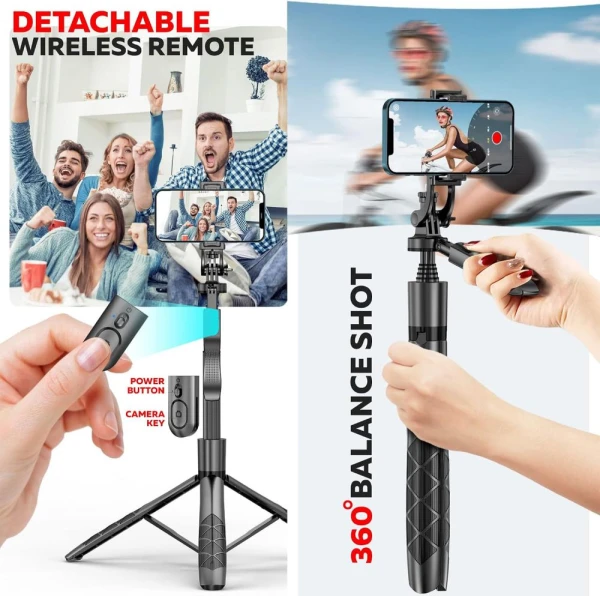 Selfie stick L16 + tripod crni