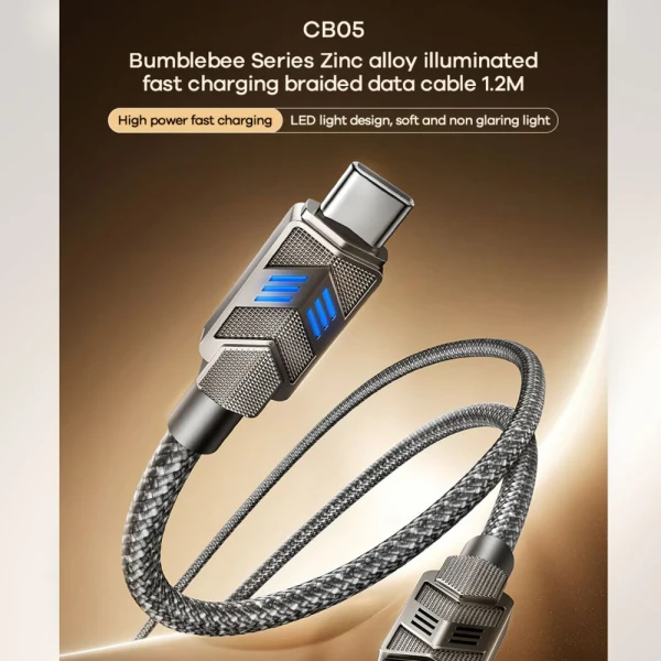 Data kabl REMAX Bumblebee Series CB05 Fast Charger 30W Type C na Lightning 1.2m
