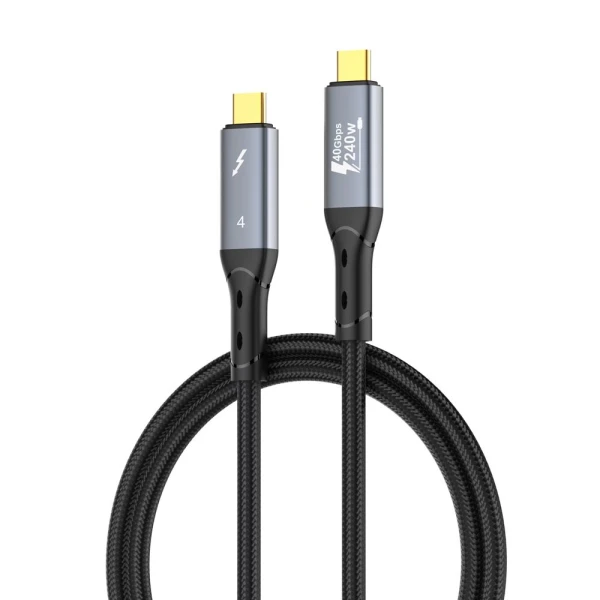 Data kabl LDNIO TC11c, USB 4.0, PD3.1, 240W, 40Gbps, 8K 60Hz PD na Type C crni 1m