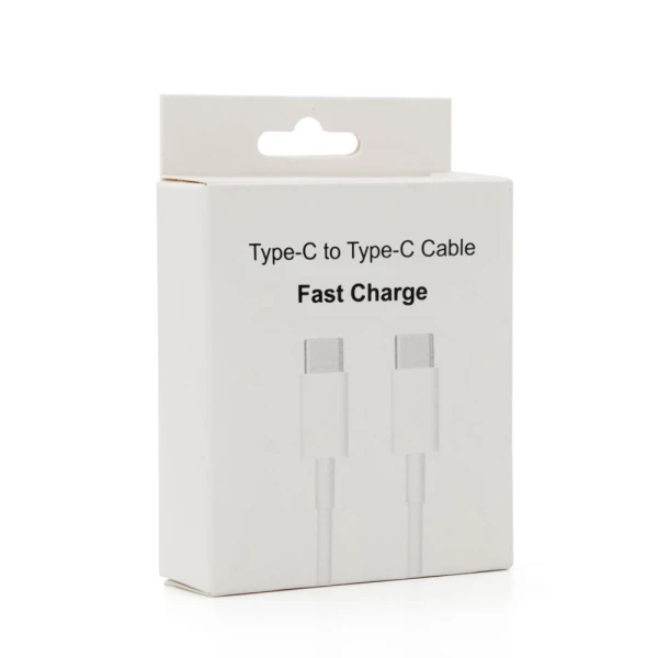 Data kabl PD Type C na Type C beli 1m