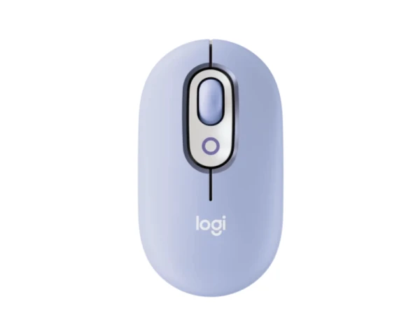 LOGITECH Pop Mouse with Emoji, Lilac miš