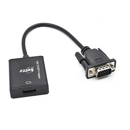 Kettz VGA na HDMI Konvertor + audio 3.5mm V2H
