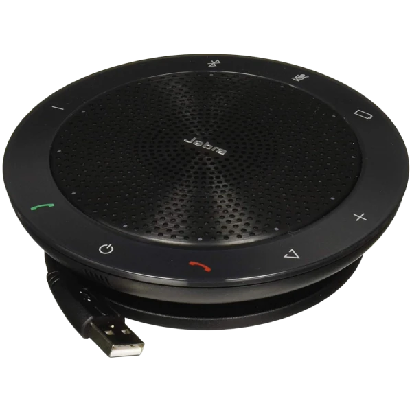 JABRA SPEAK 510 + MS Speakerphone for UC & BT plus Bundle LINK 370, USB Conference solution, 360-degree-microphone, Plug&Play, mute and vol