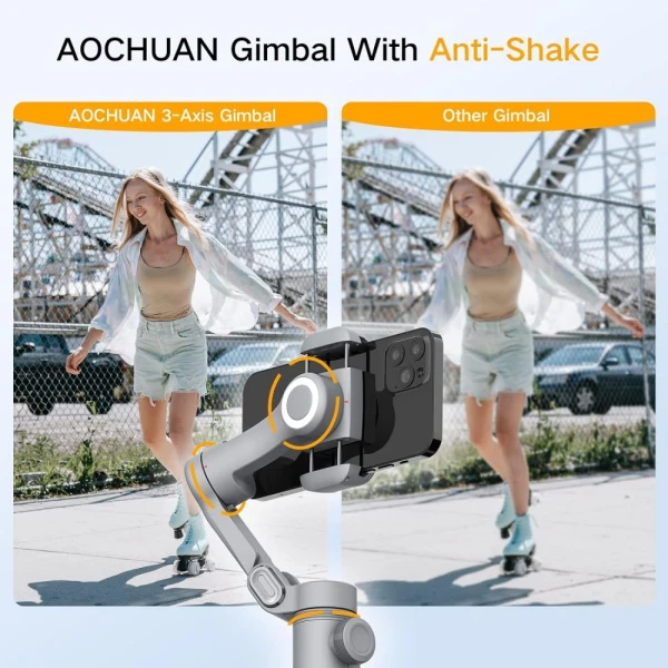 Stabilizator Gimbal Smart X Pro sivi