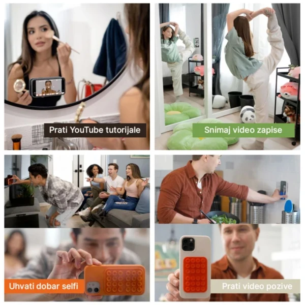 Stiker za mobilni telefon Octobuddy crveni