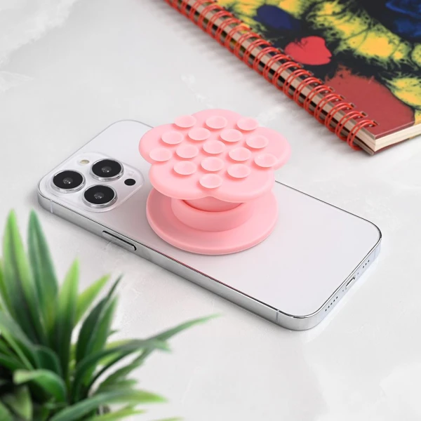 Stiker za mobilni telefon Magnetic Flower roze