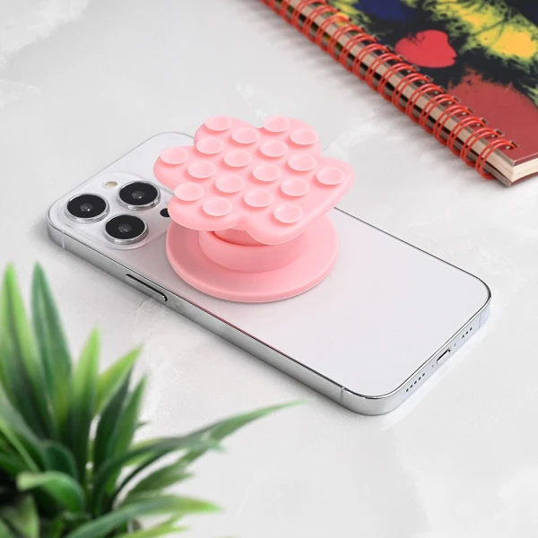 Stiker za mobilni telefon Magnetic Paw roze