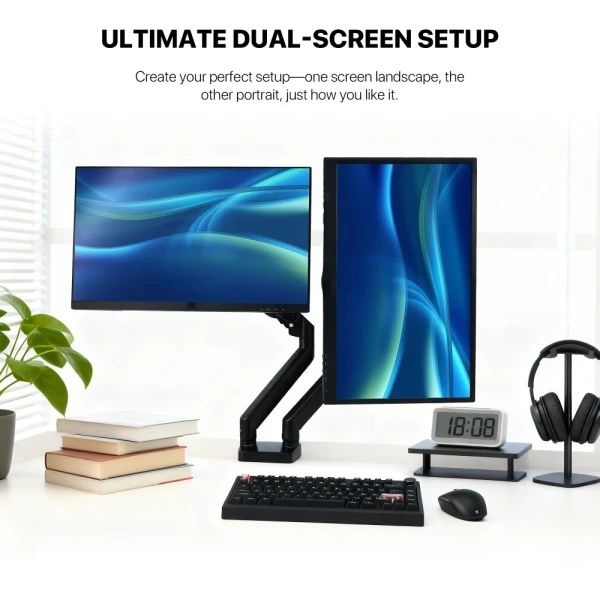 Nosac za dva monitora Fantech WorkStation ProMount MBD1 crni