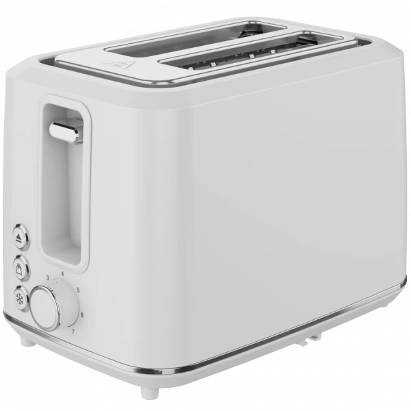 Electric Toaster, white, 220-240V, 50-60Hz, 920-1080W, 2 slots, 3 modes, 7 browning levels ( ATS0001W ) 