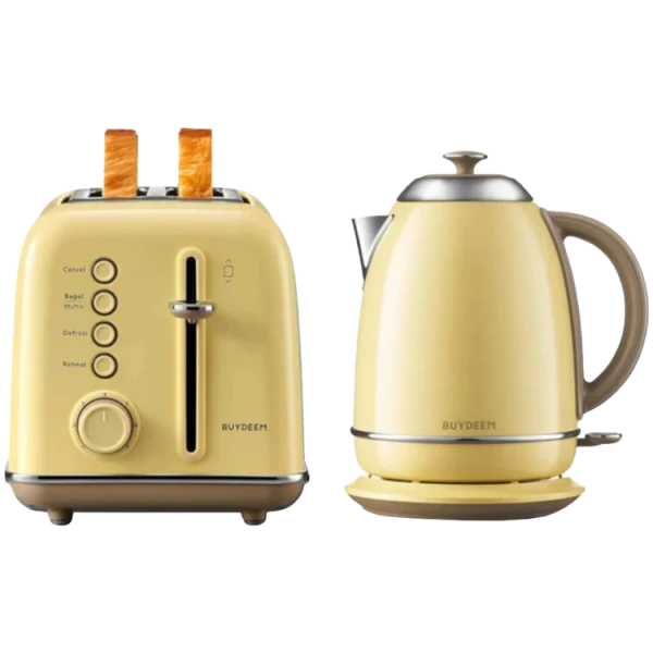 BUYDEEM 2 Slice Toaster, model DT620E, color Mellow Yellow, EU ( DT620E-MYEU ) 