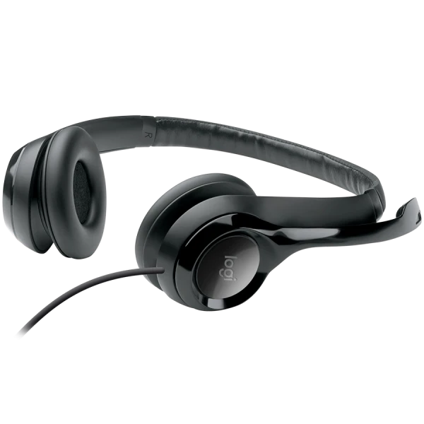 LOGITECH H390 Corded Headset - BLACK - USB ( 981-000406 ) 