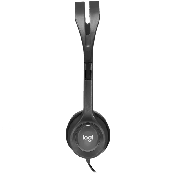 LOGITECH H111 Corded Stereo Headset - BLACK - 3.5 MM ( 981-000593 ) 