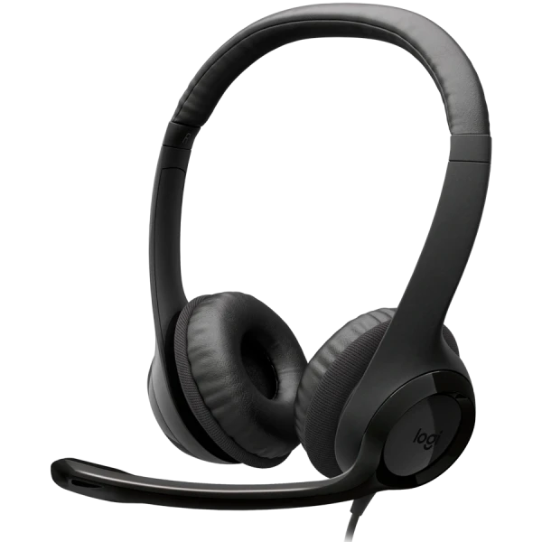 LOGITECH HEADSET-H390 USB-C Computer Headset-MIDNIGHT BLACK-USB-NA-EMEA28i-935-USB-C ( 981-001576 ) 