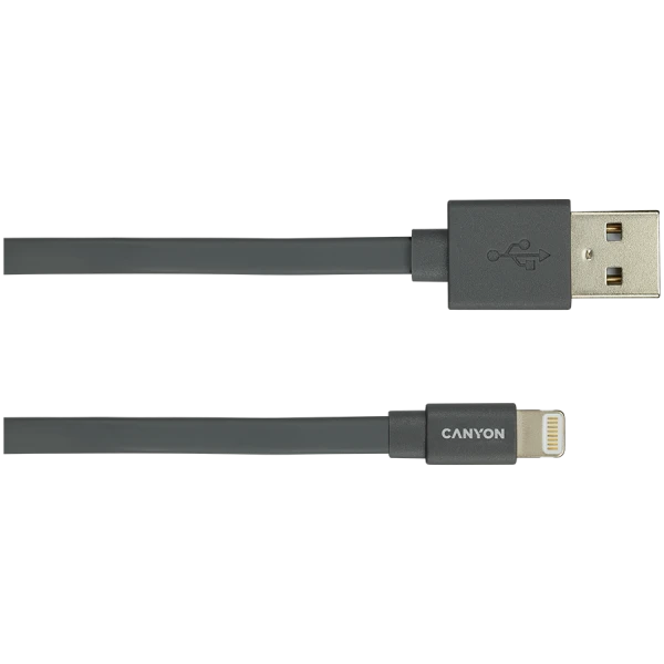 CANYON cable MFI-2 Lightning 12W 1m Dark Grey ( CNS-MFIC2DG ) 