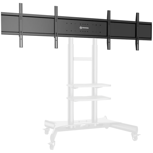 ONKRON Dual Screen VESA Panel Accessory for TS1881 Mobile TV Stand up to 90.9 kg, Black ( ADV1881-B ) 