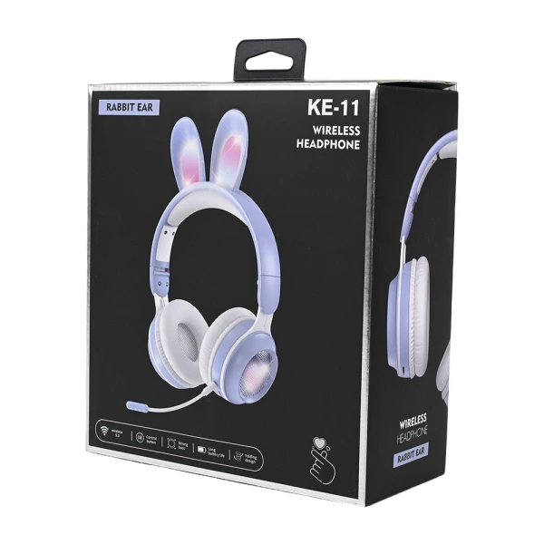 Bluetooth slusalice Bunny plave