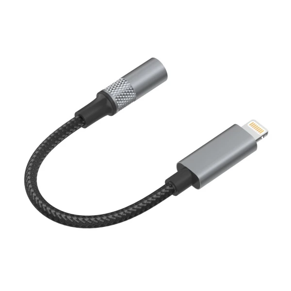 Adapter LDNIO LSY80i za slusalice iPhone Lightning na 3.5mm crni