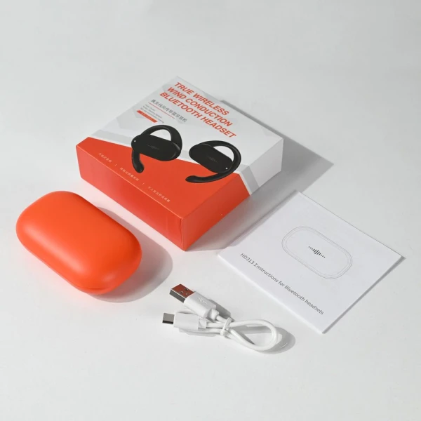 Bluetooth slusalice Airpods Soke HD313 narandzaste