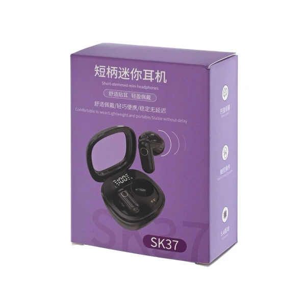 Bluetooth slusalice EL SK37 crne HQ