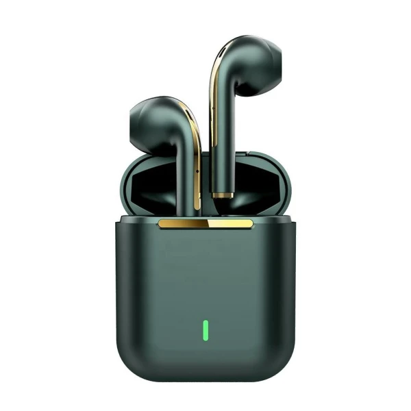 Bluetooth slusalice Airpods Earbuds J18 metalik zelene