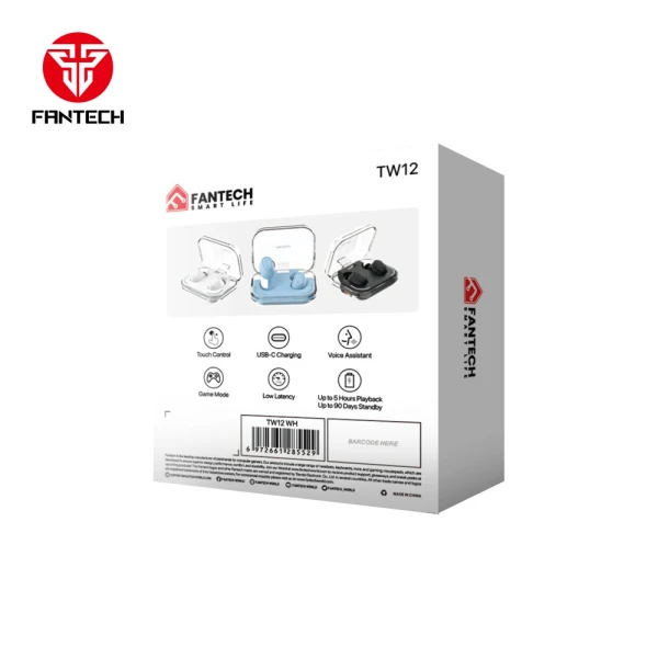 Bluetooth slusalice Fantech Wave 12 bele