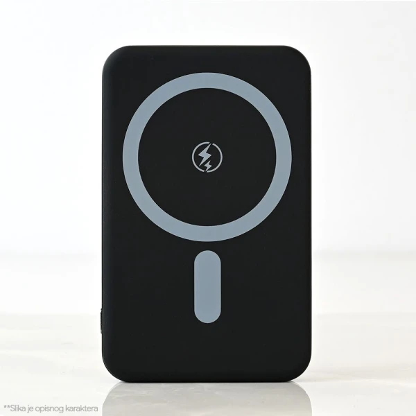 Power bank prenosiva baterija Magsafe Oxpower PD W52 5000mAh crna