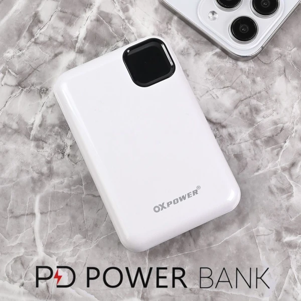 Power bank prenosiva baterija Oxpower PD12 10000mAh bela
