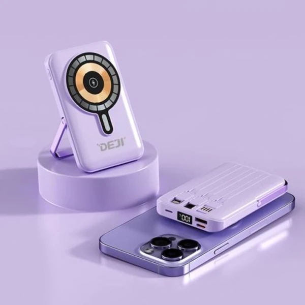 Power bank prenosiva baterija Deji B275 10000mAh ljubicasta