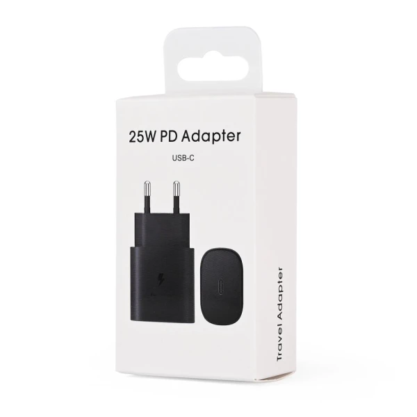 Kucni punjac PD Fast charger 25W za Samsung CE crni