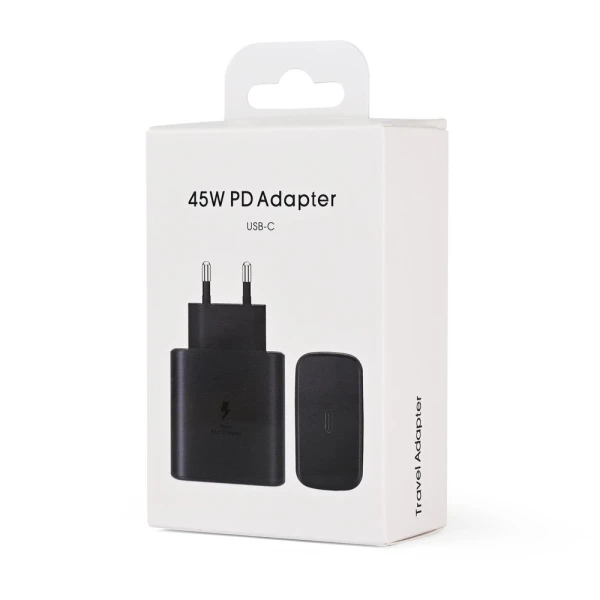 Kucni punjac PD Fast charger 45W za Samsung CE crni