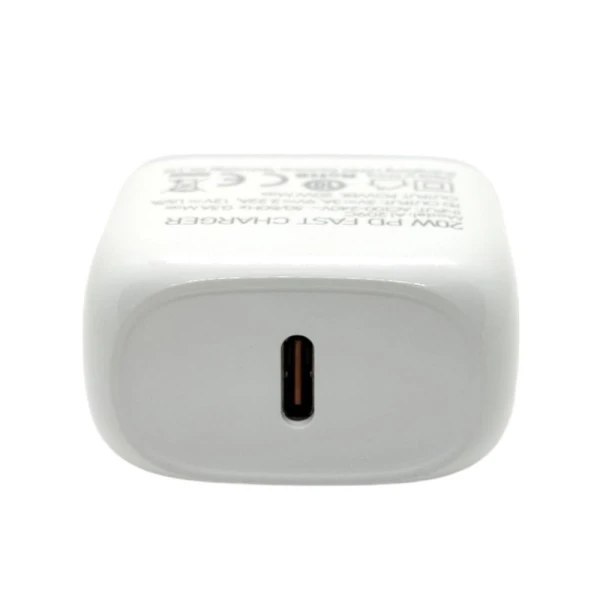 Kucni punjac LDNIO A1209C PD, 20W sa Type C na Type C kablom beli