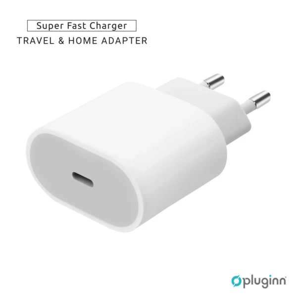 Kucni Punjac Pluginn AJ-20 A2347 EMC3621 PD Fast 20W za iPhone 11-14 beli CE