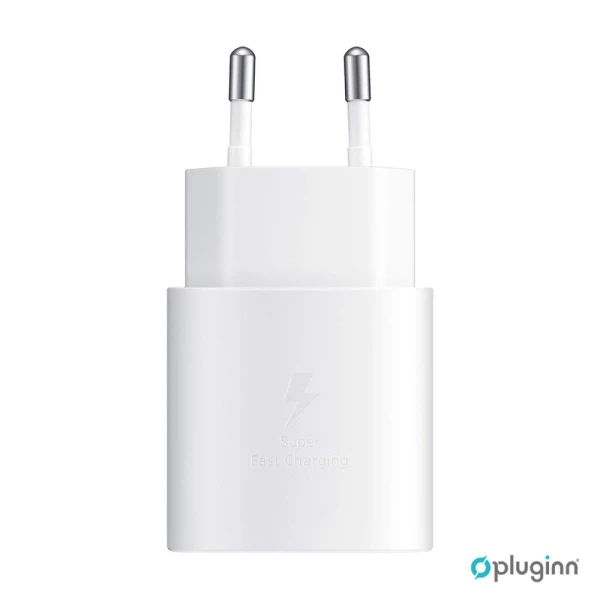 Kucni Punjac Pluginn AJ-25 KP-614C PD Fast 25W za Samsung sa PD Type C kablom CE beli