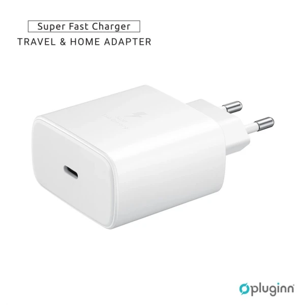 Kucni Punjac Pluginn AJ-45 KP45W PD Fast 45W za Samsung beli CE