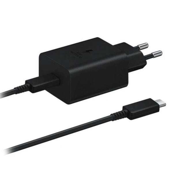 Samsung Fast kucni punjac PD 3A 45W sa kablom Type-C crni (EP-T4511-NBE)