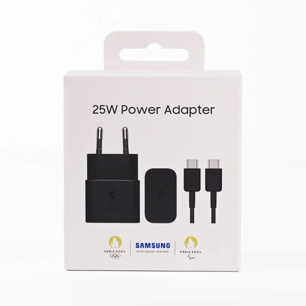 Samsung kucni punjac (USB Type-C) 3A 25W sa kablom crni (EP-T2510-NBE)