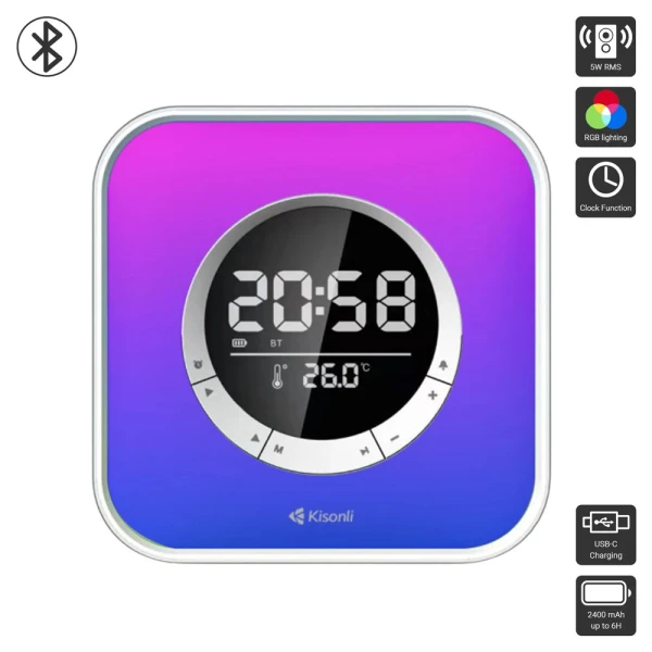 Bluetooth zvucnik Kisonli Q6a 5W beli