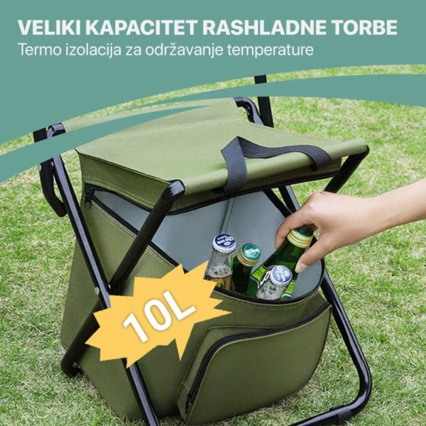 Stolica za pecanje JWD zelena