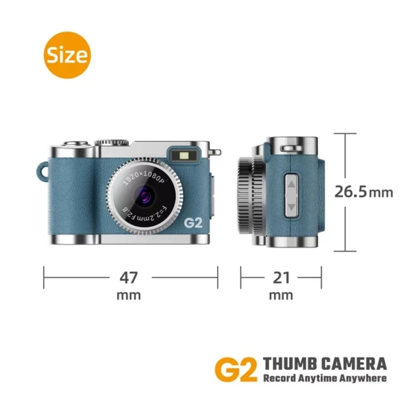 Mini kamera G2 32GB bela