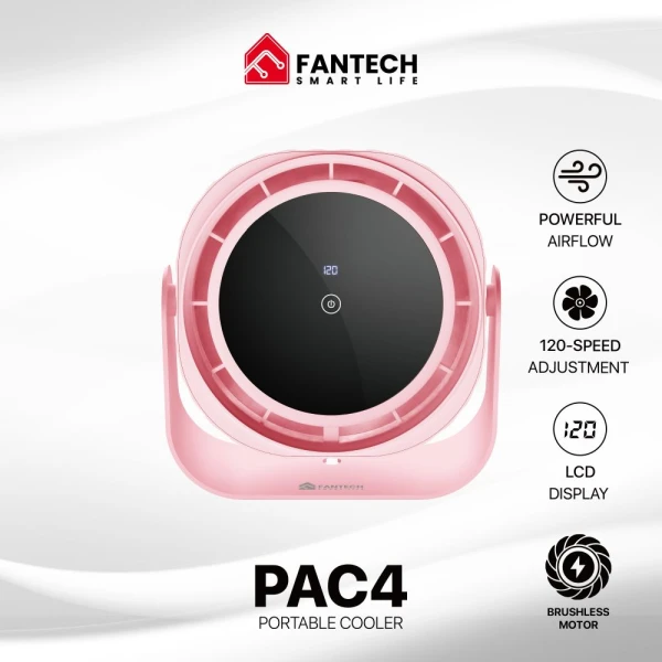 Prenosni ventilator Fantech PAC4 pink
