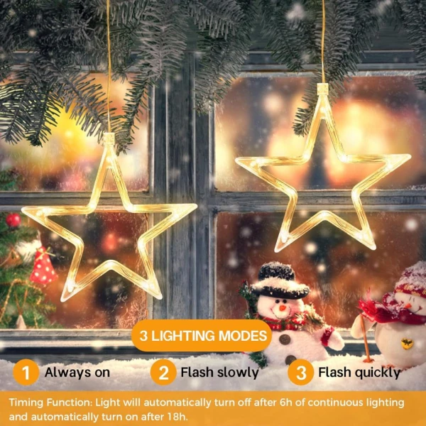 Novogodisnji ukras LED pahulja EL
