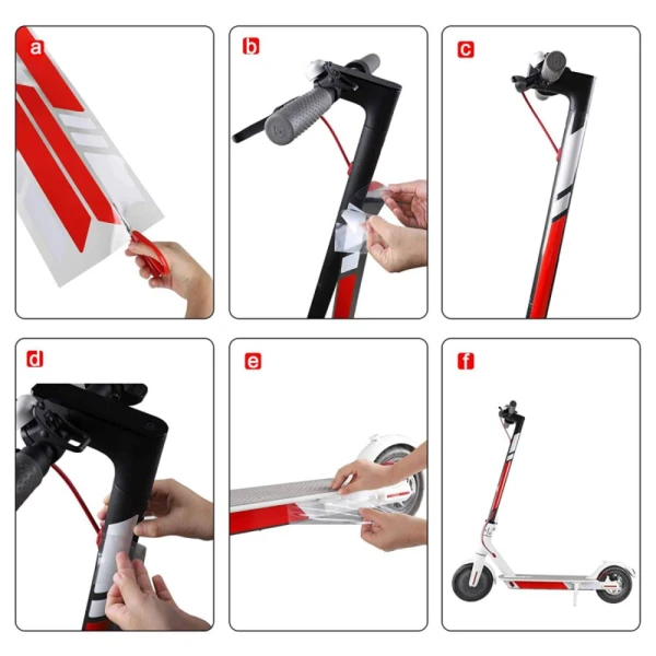 Svetleci stiker za osovinu za elektricni trotinet Xiaomi 365 tip 6