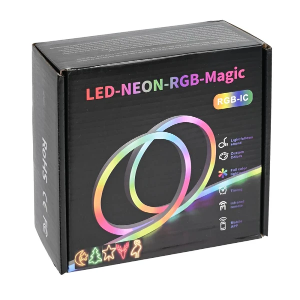 LED svetlo Neon rope RGB 5m