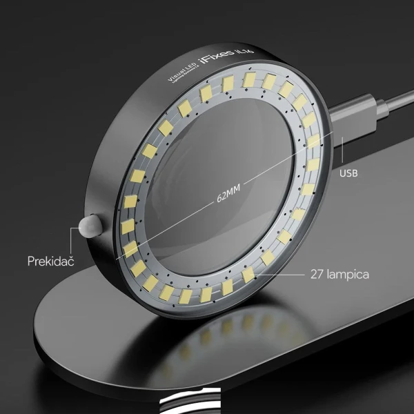 LED svetlo za mikroskop USB
