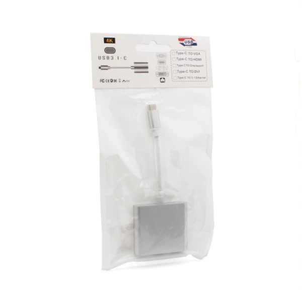 Adapter TYPE C+HDMI+USB3.0 na TYPE C JWD-T5