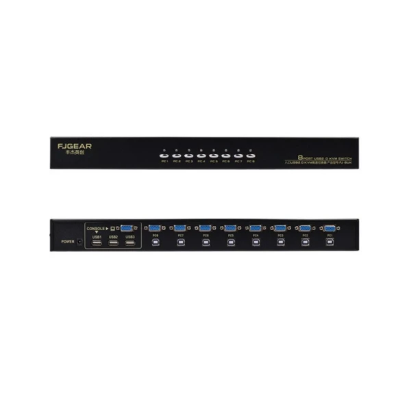 KVM switch 8 PC-a na isti monitor,mis,tastaturu JWD-SP27