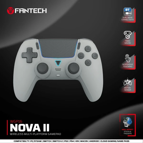 Joypad wireless Fantech WGP16 Nova II sivi