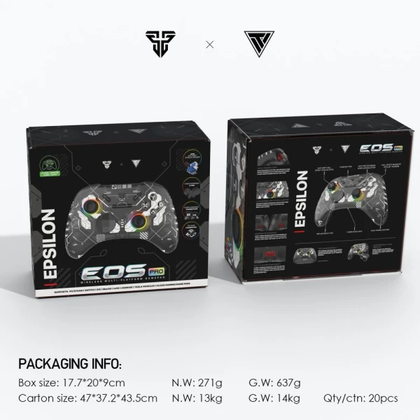 Joypad wireless Fantech WGP15 EOS PRO ORION multiplatform RGB crni
