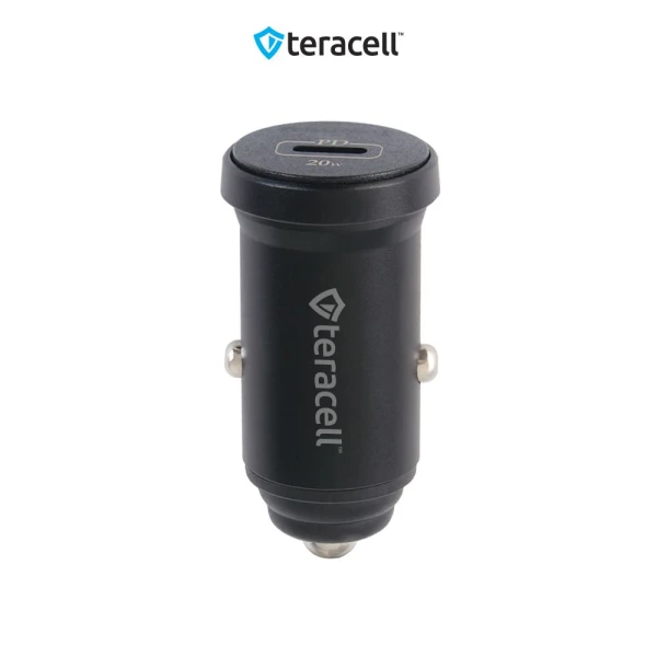 Auto punjac Teracell Evolution TC-12 PD 20W crni sa PD Lightning kablom crni