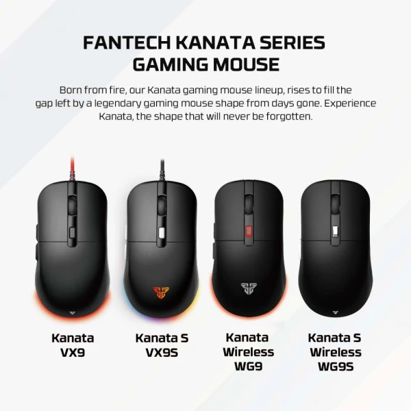 Mis Wireless Gaming Fantech WG9S Kanata S zuti